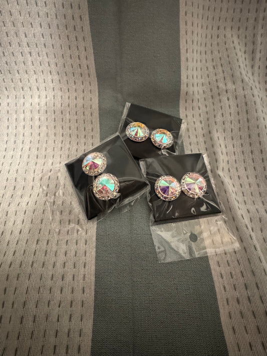 AB Crystal 20mm earrings