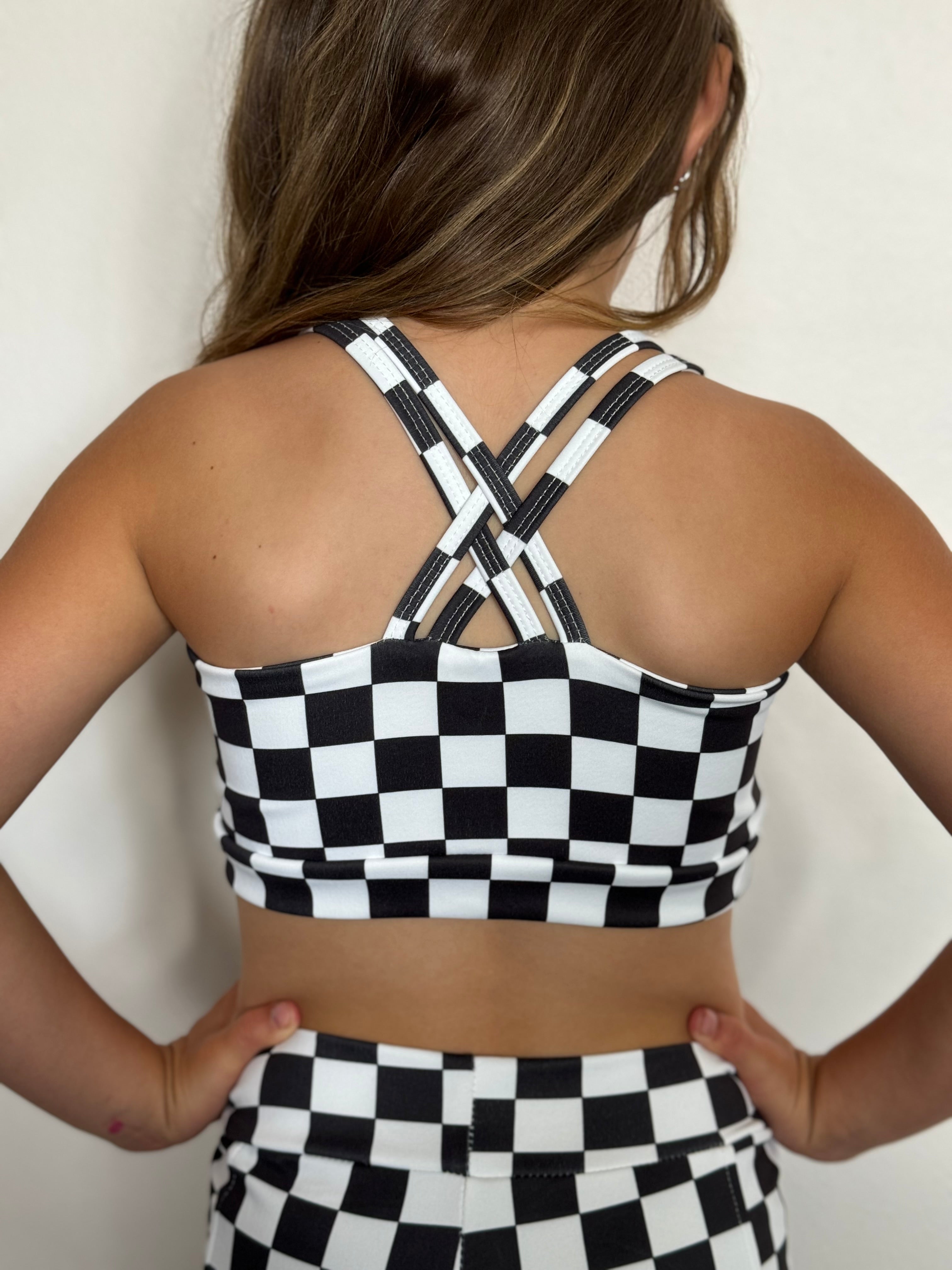 Bentley Checkered Sports Bra