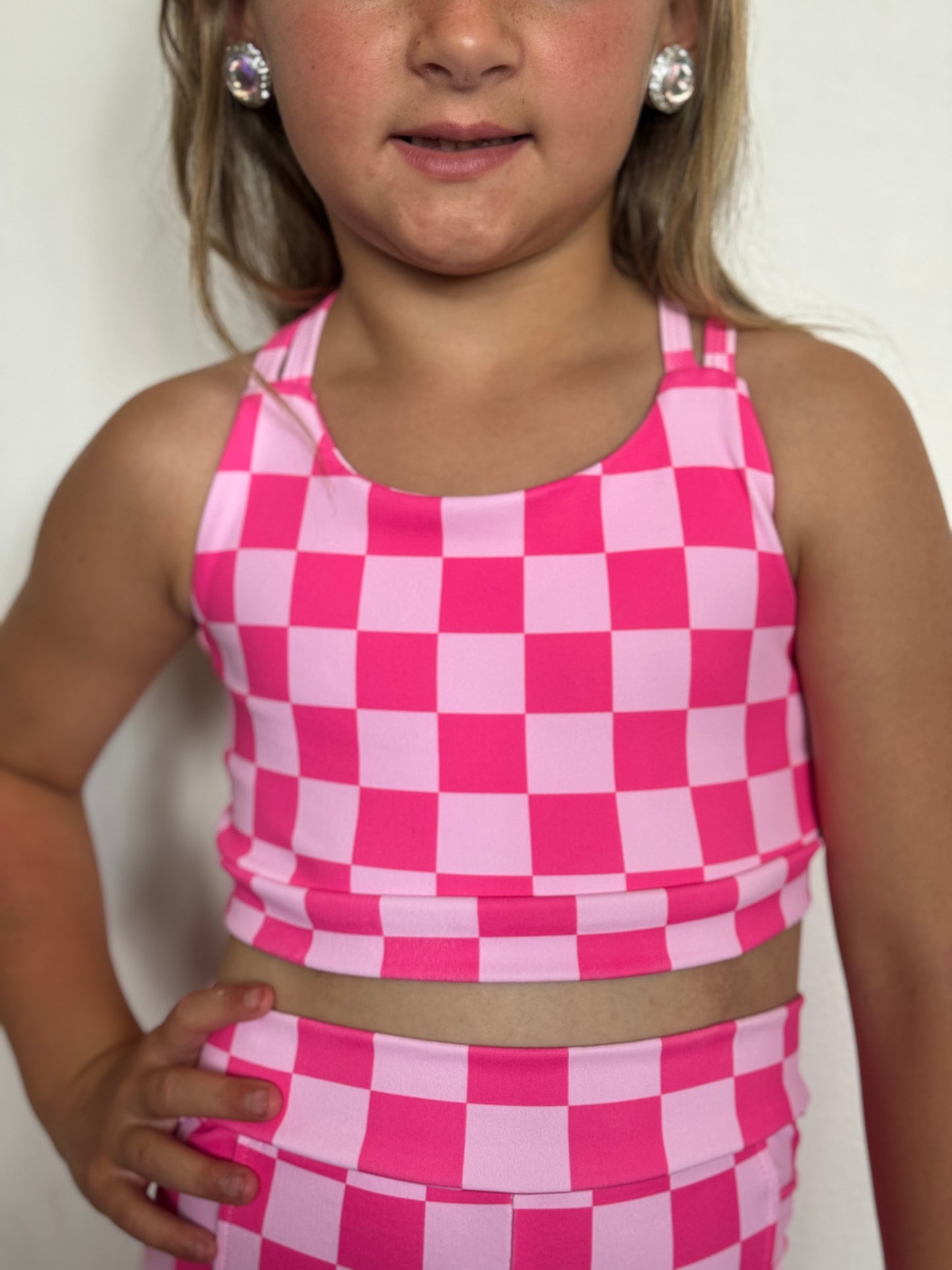 Bentley Checkered Sports Bra