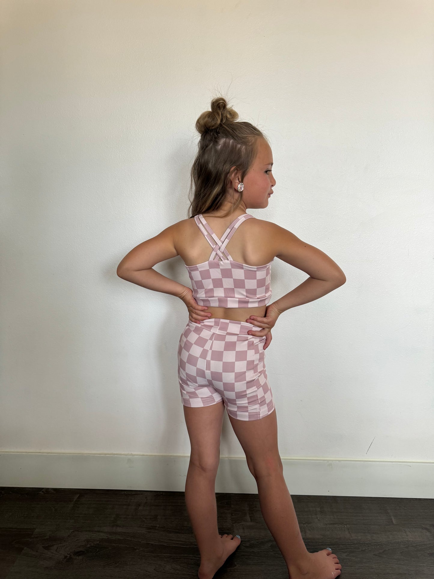 Bentley Checkered Sports Bra