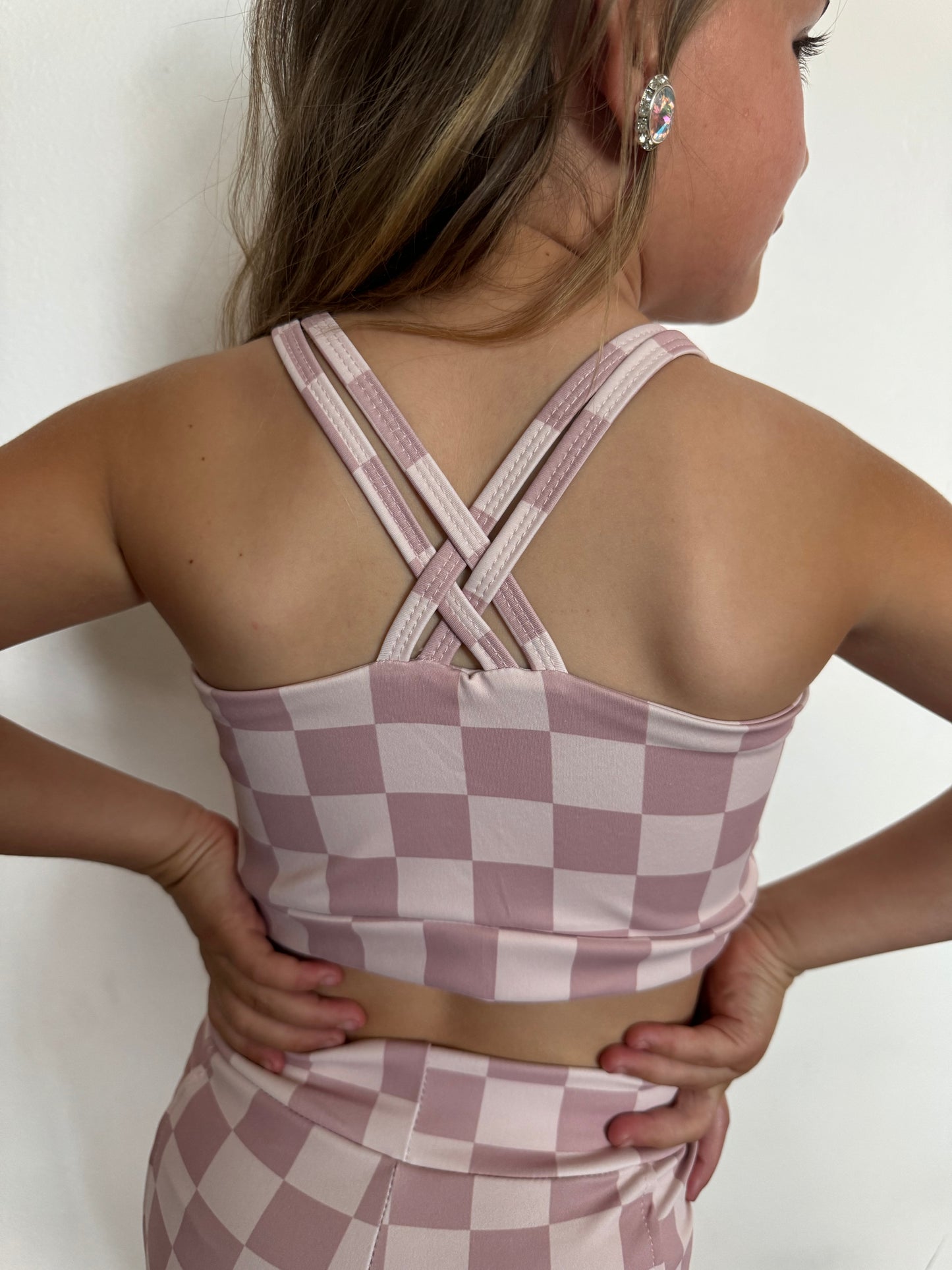Bentley Checkered Sports Bra